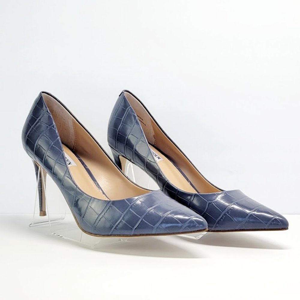 STEVE MADDEN luiza croc Pump Sz 9  NEW